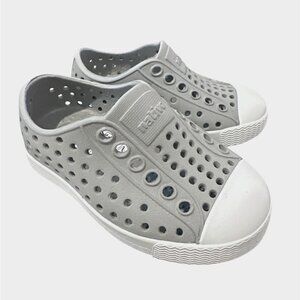 Native Jefferson Toddler Kids Slip-On Water Shoes Pigeon Grey C4 EVA 12-18 M